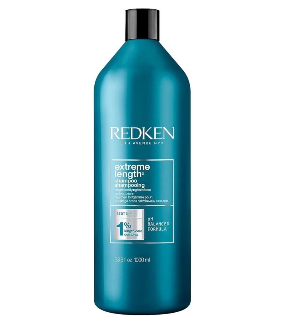 Redken Extreme Length Biotin Shampoo For Longer Hair, Strengthens Damaged Hair